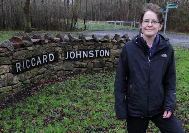 Sophie Wells has been clearing up Riccard Johnston Woodland, but says more needs to be done.