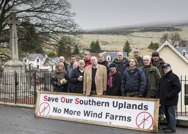 Leadhills windfarm protesters (Picture by Sarah Peters)