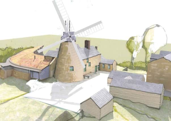 Artist's impression of how the ruined High Mill in Carluke could look.