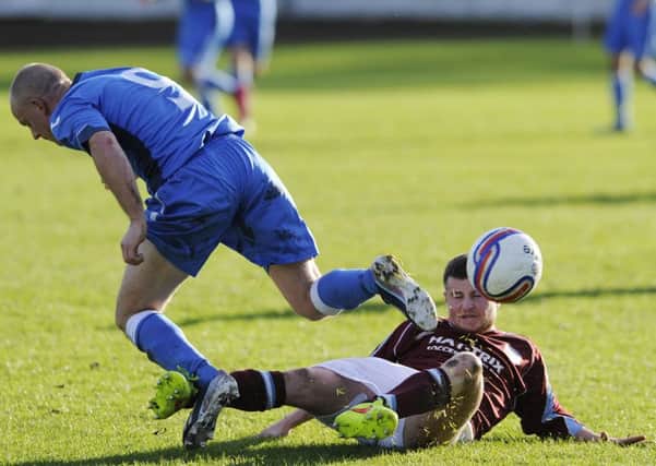 Cumbernauld United and Kilsyth Rangers in action