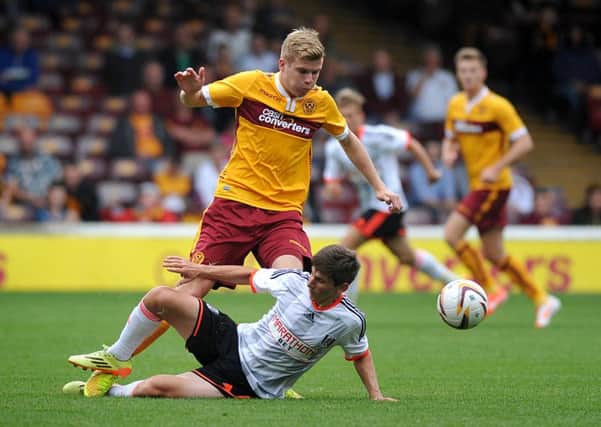 Chris Cadden had an eventful game for Motherwell at Dundee (Library pic by Roberto Cavieres)
