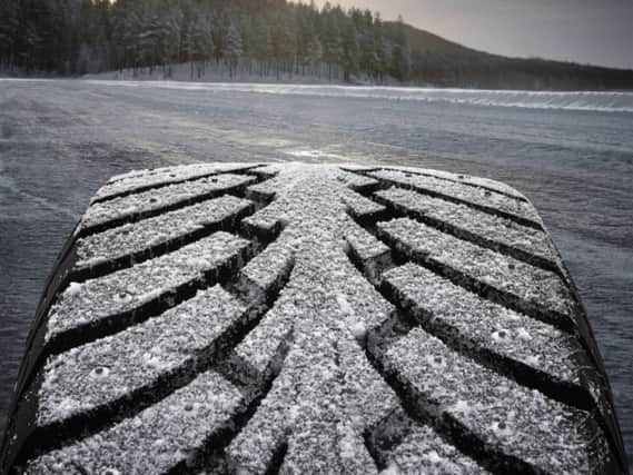 A winter tyre, as ensuring your car is prepared for the cold weather is essential.
