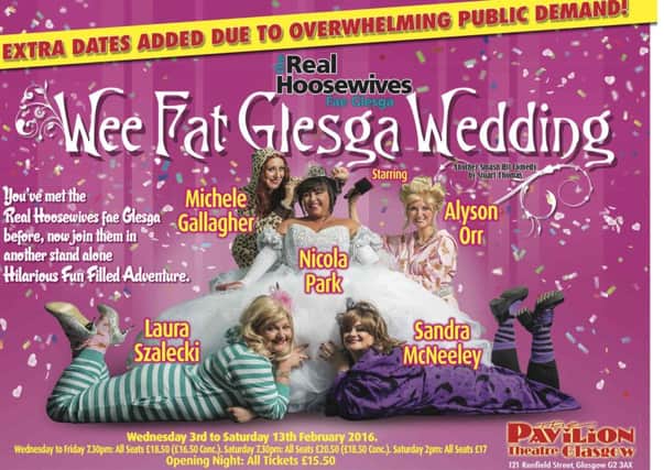 Bearsden actress Sandra McNeely has landed a role in Wee Fat Glesga Wedding