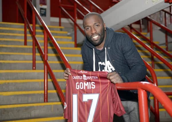 New Motherwell signing Morgaro Gomis (Pic by Alan Watson)