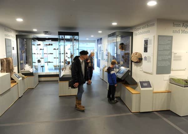 Modern displays at  Biggar and Upper Clydesdale Museum