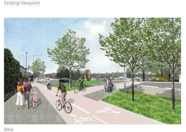 Artist's impression of what the new roundabout will look like.
