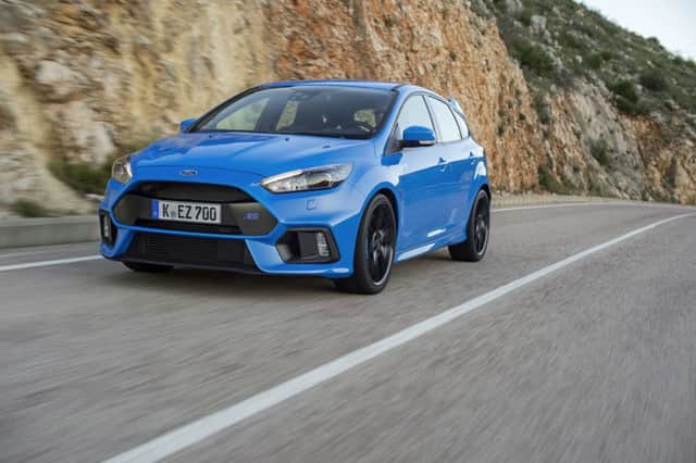 The exterior of the Ford Focus RS 2016.