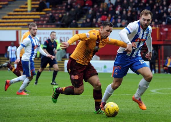 Scott McDonald missed the St Johnstone match with a hamstring problem (Pic by Alan Watson)