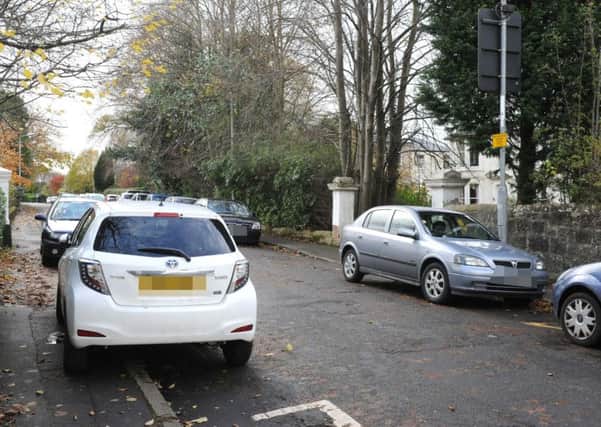 Parking on pavements can cause problems.