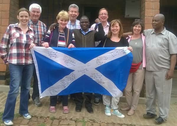 Members of the St Bernadettes Malawi Partnership visiting Namulenga.