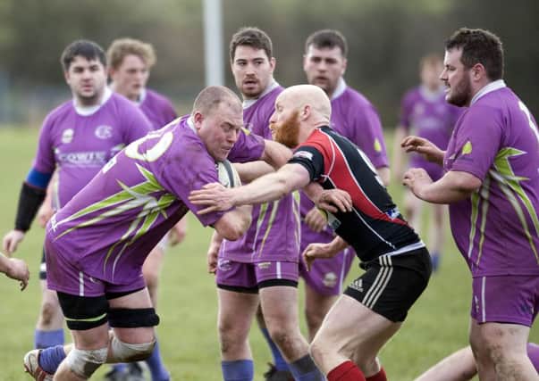 Cumbernauld, in action against Stewartry recently, face a fight to beat the drop