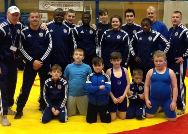 Tryst Wrestling Club medal winners