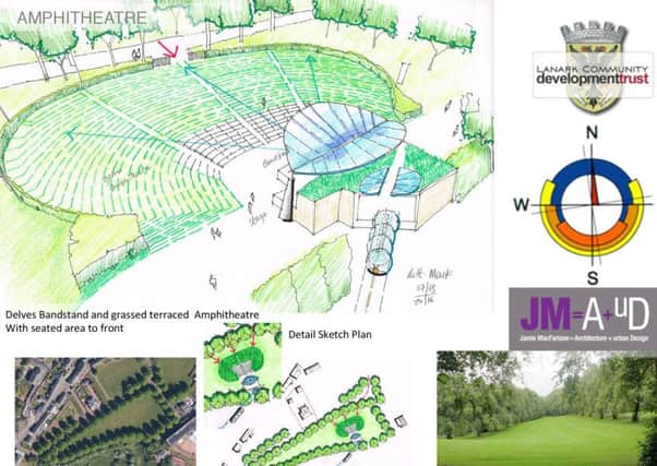 Architect's plan for Delves Park