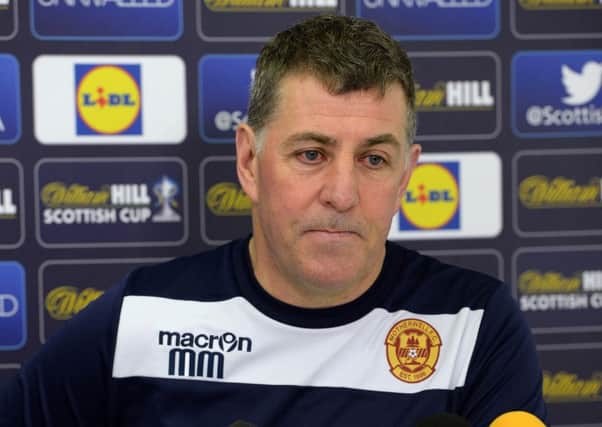 Motherwell boss Mark McGhee's squad has been depleted by illness