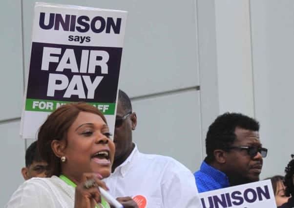 A deal has been struck to end equal pay claims raised by Unison members against NHS Scotland.