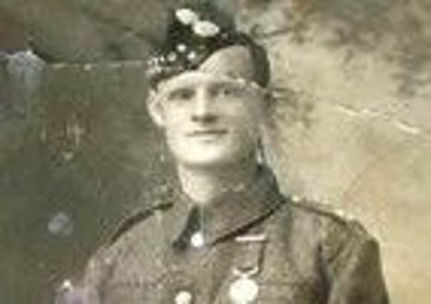 Cpl James Ritson, the hospital's first ever patient