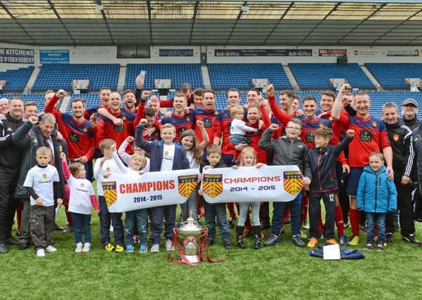 There will be no Scottish Cup winning celebrations for Harestanes this year.