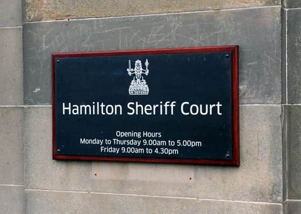 James Frame was sentenced at Hamilton Sheriff Court