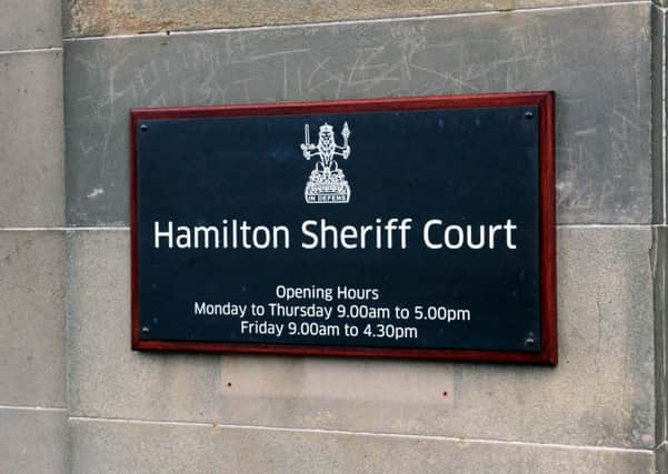 Hamilton Sheriff Court bail order was breached.