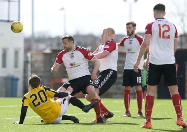 There was no way through for Clyde against East Fife on Saturday.