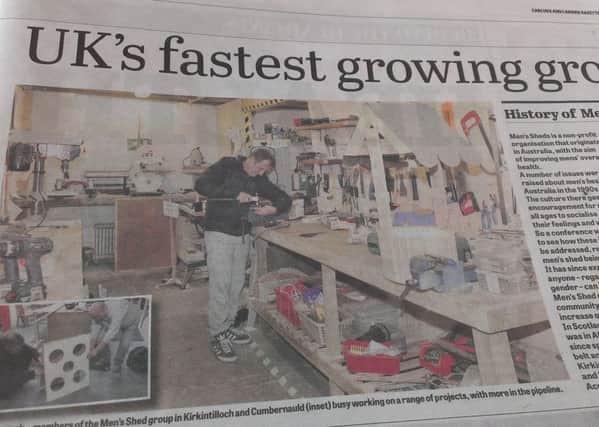 The Gazette feature on the Men's Shed movement