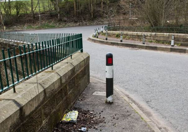 Rubbish at Cleghorn Bridge. (Picture Sarah Peters).