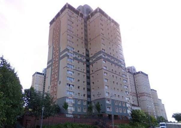 Some of the tower blocks in Muirhouse which need a new heating system