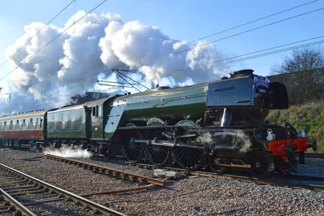 Access to train platforms will be restricted ahead of Flying Scotsman's visit this weekend. Pic: Alan Wilson/Flickr
