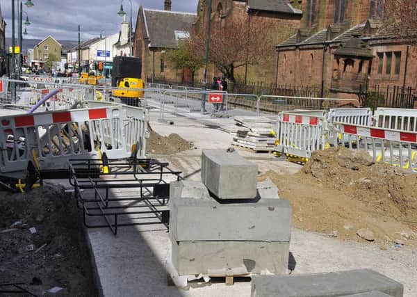 Roadworks have run more than a month over schedule.