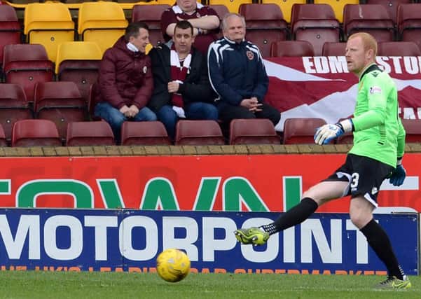 Motherwell goalie Craig Samson is desperate to stay at Fir Park (Pic by Alan Watson)
