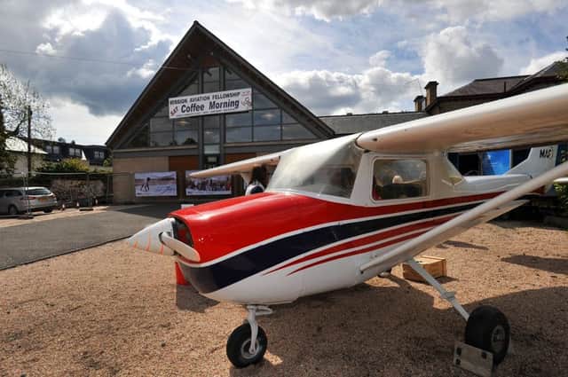 Bearsden MAF coffee morning with Cessna aircraft