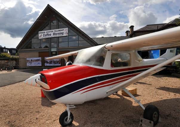 Bearsden MAF coffee morning with Cessna aircraft