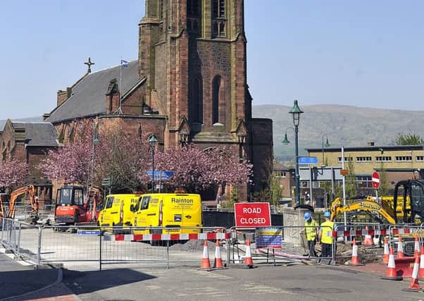 Traders clash with council over roadworks. Photo: Emma Mitchell.