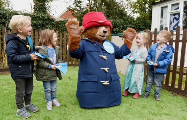 Paddington Bear visits the Headstart Nursery in Horsham to promote the Action Medical Research annual cream teas campaign. Courtesy of Simon Dack / Vervate
www.vervate.com