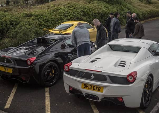 These Ferraris were among the cars on show at last month's Breakfast Meet.