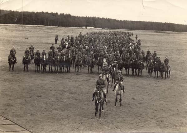 Lanarkshire Yeomanry at Lanark Racecourse (pic submitted by Robert Cunningham)