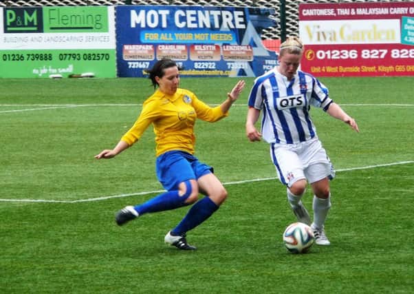 Action from Cumbernauld Colts Ladies v Kilmarnock