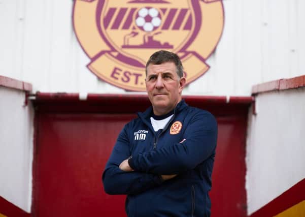 Motherwell manager Mark McGhee (Pic by John Devlin)