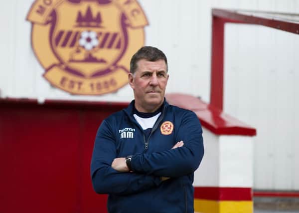 Motherwell manager Mark McGhee (Pic by John Devlin)