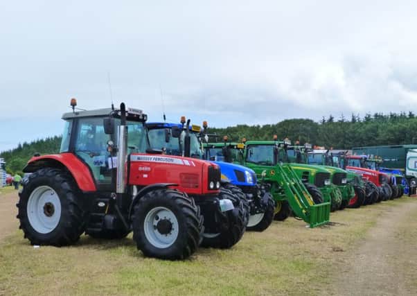 A range of tractors and trucks will be on display at New Deer Show this weekend, in addition to a celebration of 100 years of Claas