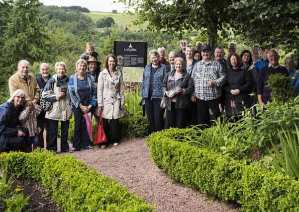30-06-2016 Official opening of the Wallace Trail in Castlebank Park, Lanark. Picture Sarah Peters.