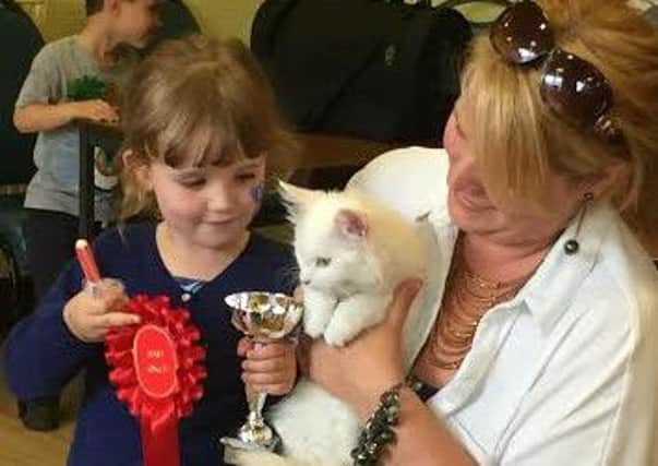 Lily with Ziggy who won 'Best in Show'