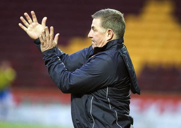 FH Motherwell v ICT 06/02/2016 Motherwell manager Mark McGhee