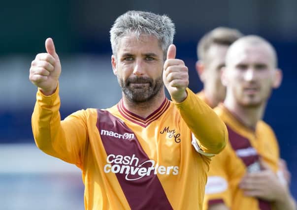 Keith Lasley scored in Saturday's 3-1 win at Albion Rovers (Pic by Ken Macpherson)