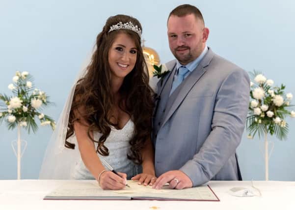 The new Mr and Mrs Forde. Pic by John Carroll Photography & Videography.