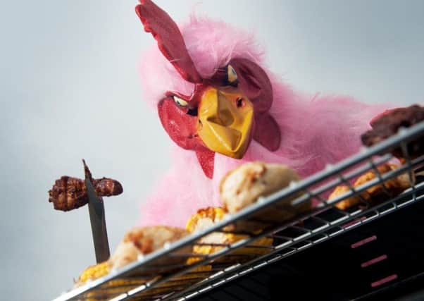Nothing spoils summer like pink chicken