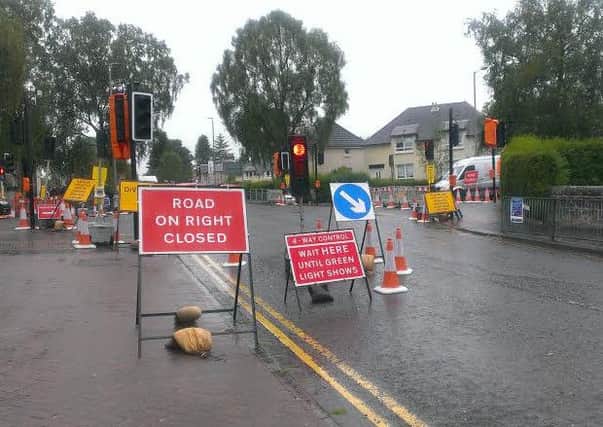 Clober Road in Milngavie is currently closed due to work being carried out by Scottish Gas Networks (SGN).