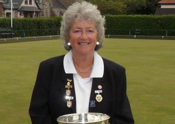 Elaine Hall had success recently in the Final of the Dunbartonshire Champion of Champions competition at Cardross B.C., beating Ann Jardine of Renton B.C.  21-15.   Elaine previously won this title in 2011.
