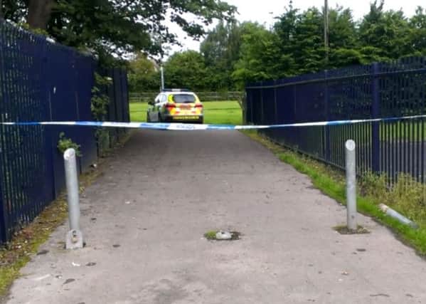 Coronation Park has been cordoned off by police following the incident.