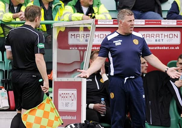 Motherwell gaffer Mark McGhee suffered a 2-0 home defeat (Pic by Craig Halkett)